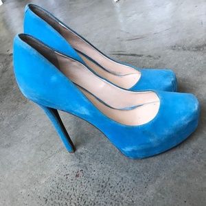 Baby Blue Platform Heels